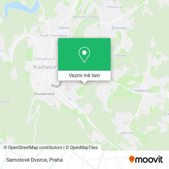 Samotové Dvorce mapa