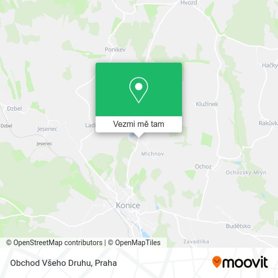 Obchod Všeho Druhu mapa