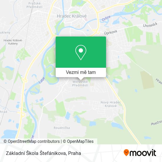 Základní Škola Štefánikova mapa