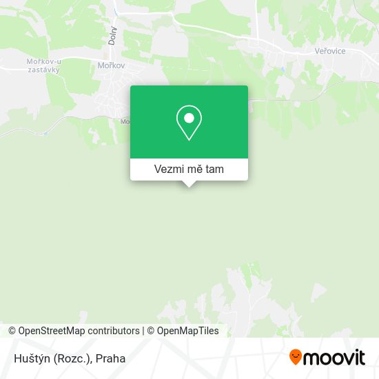 Huštýn (Rozc.) mapa