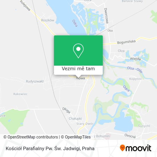 Kościół Parafialny Pw. Św. Jadwigi mapa