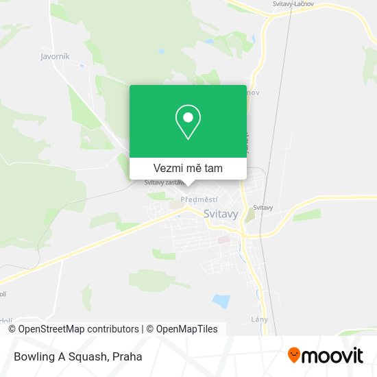 Bowling A Squash mapa