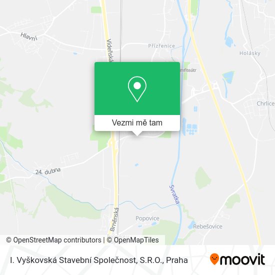 I. Vyškovská Stavební Společnost, S.R.O. mapa