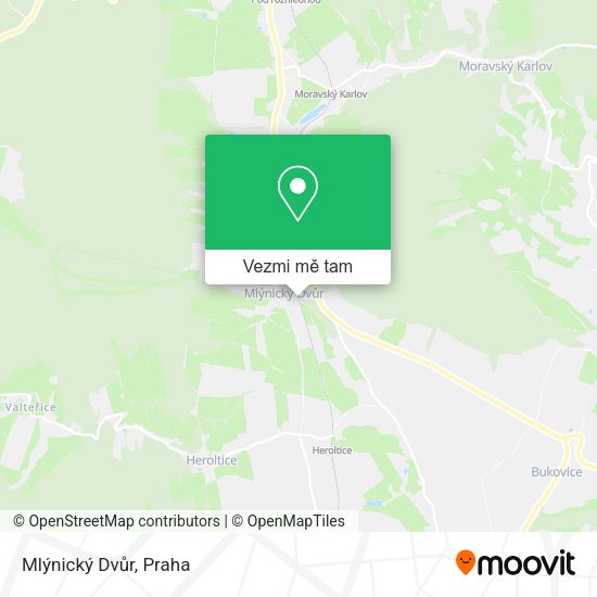Mlýnický Dvůr mapa