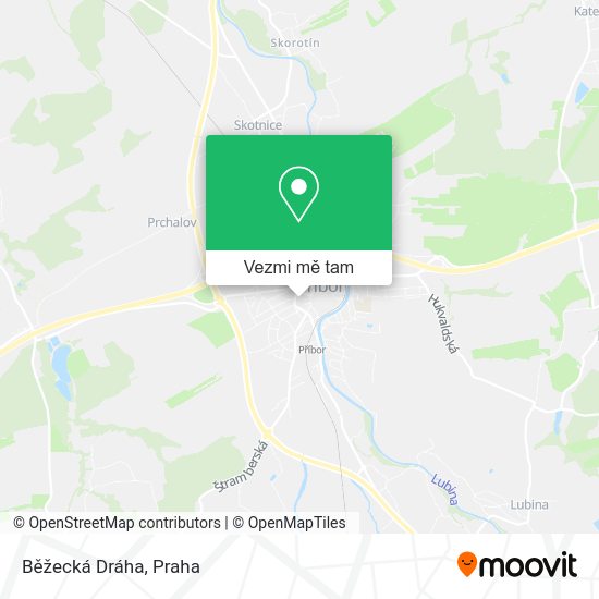Běžecká Dráha mapa