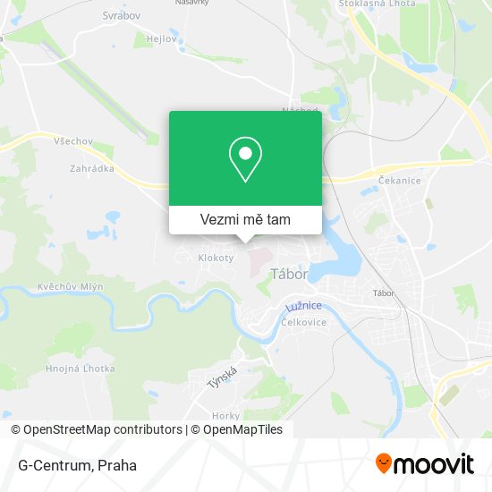 G-Centrum mapa