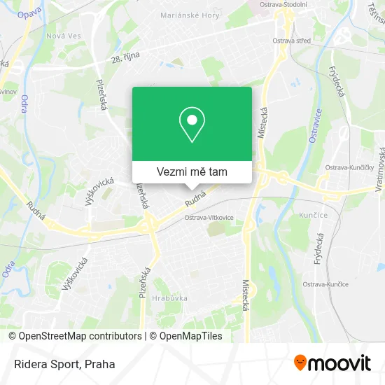 Ridera Sport mapa
