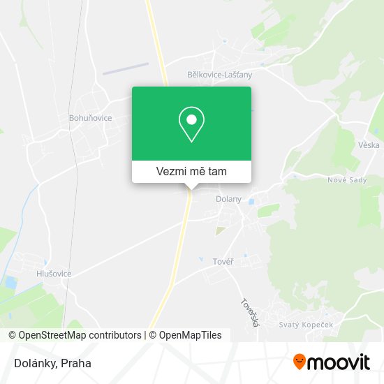Dolánky mapa