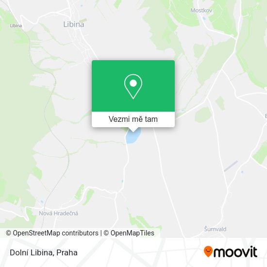 Dolní Libina mapa