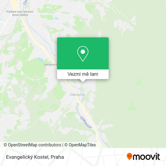 Evangelický Kostel mapa