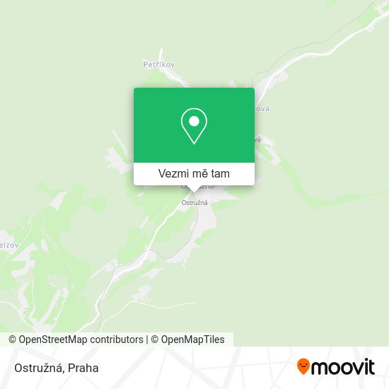 Ostružná mapa
