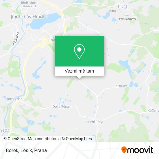 Borek, Lesík mapa