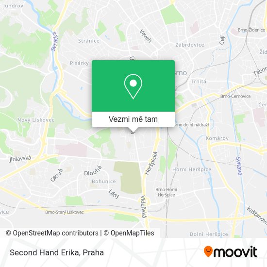 Second Hand Erika mapa
