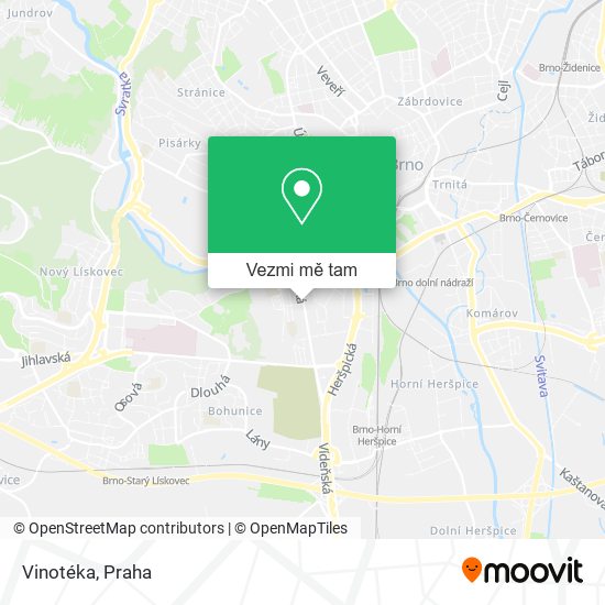 Vinotéka mapa