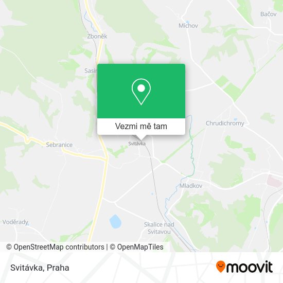Svitávka mapa