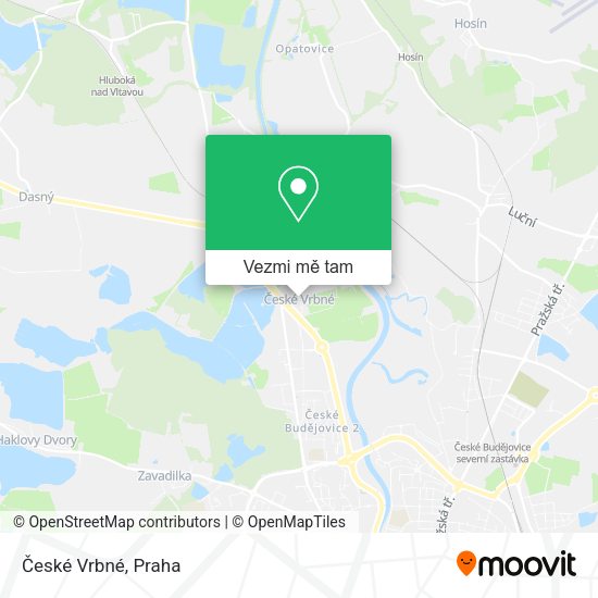 České Vrbné mapa
