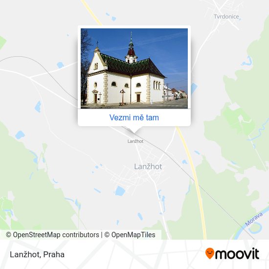 Lanžhot mapa