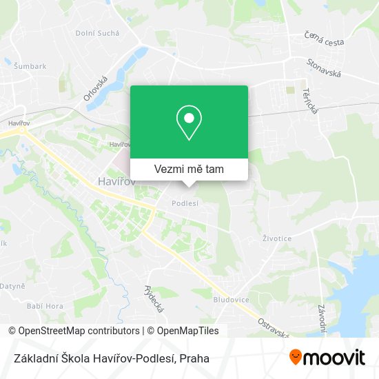 Základní Škola Havířov-Podlesí mapa