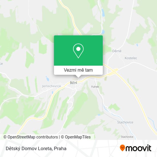 Dětský Domov Loreta mapa