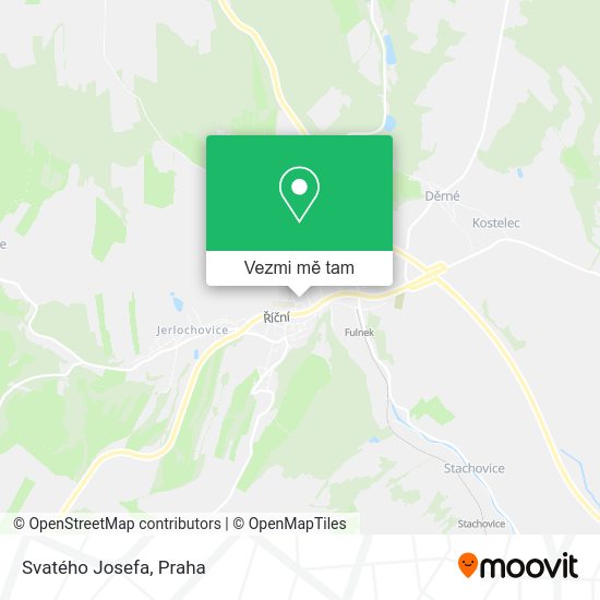 Svatého Josefa mapa