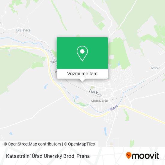 Katastrální Úřad Uherský Brod mapa