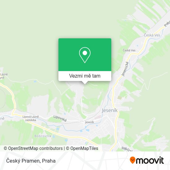 Český Pramen mapa