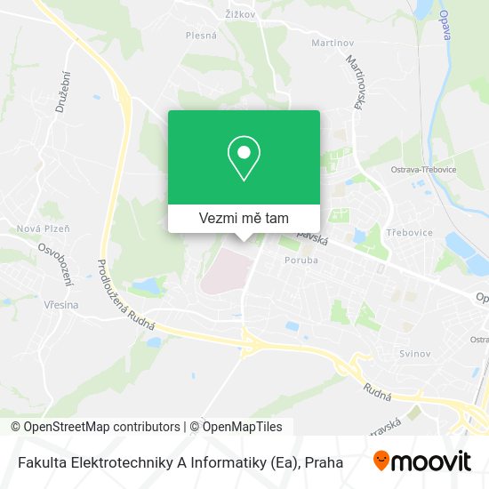 Fakulta Elektrotechniky A Informatiky (Ea) mapa
