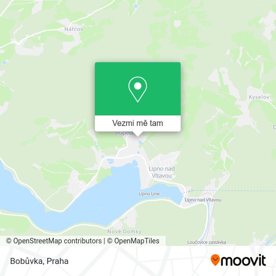 Bobůvka mapa