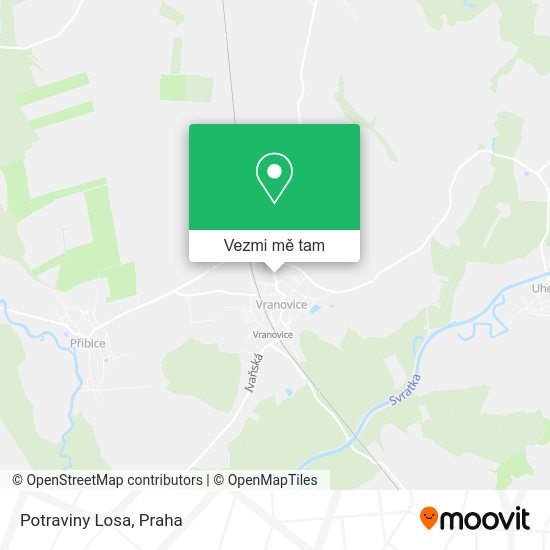 Potraviny Losa mapa
