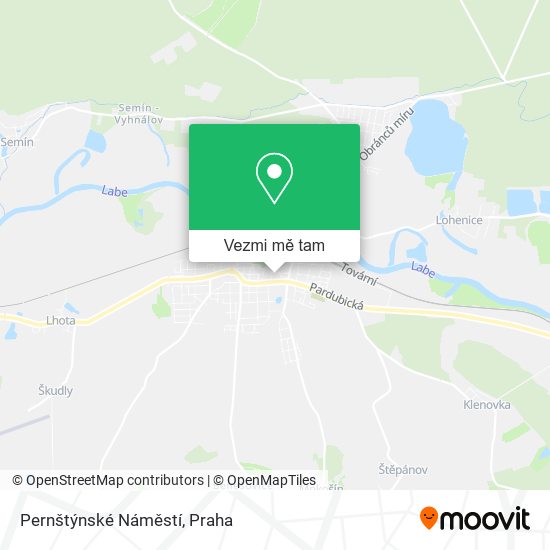 Pernštýnské Náměstí mapa