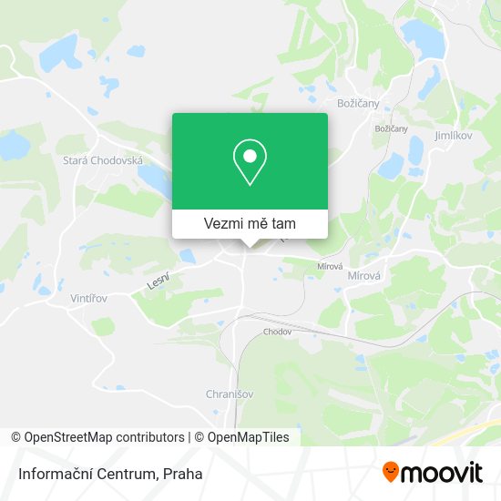 Informační Centrum mapa