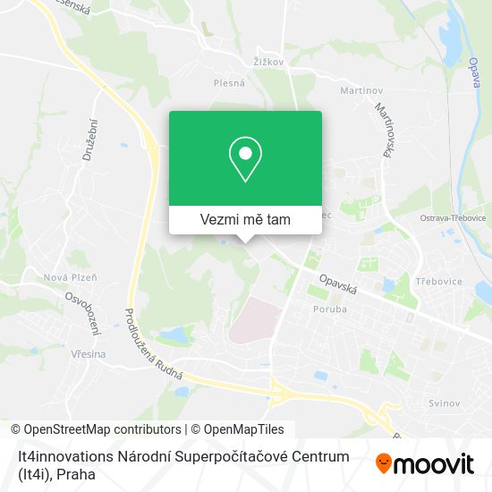 It4innovations Národní Superpočítačové Centrum mapa