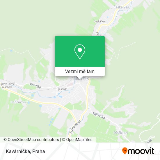 Kavárnička mapa