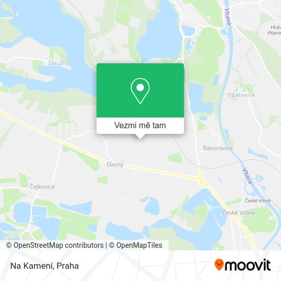 Na Kamení mapa