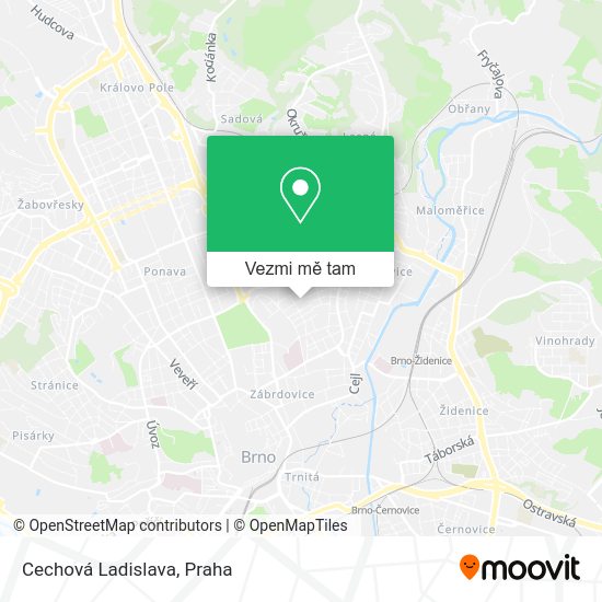 Cechová Ladislava mapa