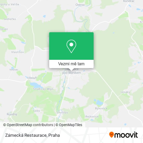 Zámecká Restaurace mapa