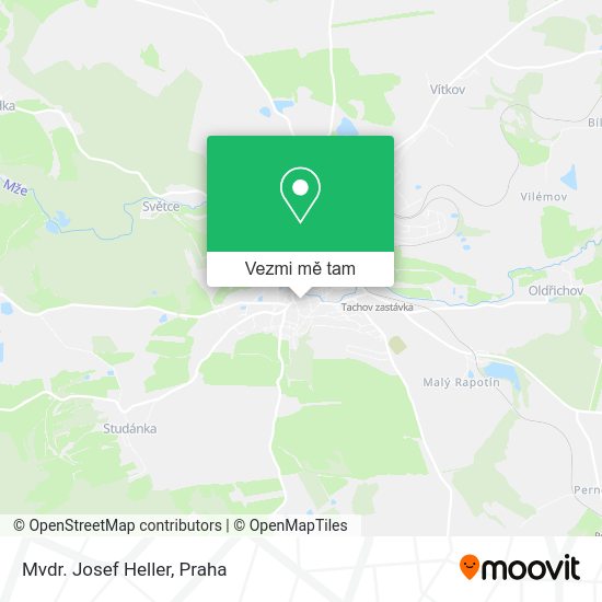 Mvdr. Josef Heller mapa