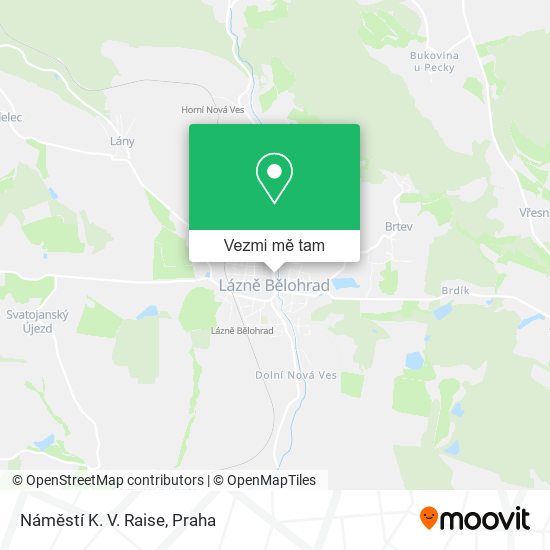Náměstí K. V. Raise mapa