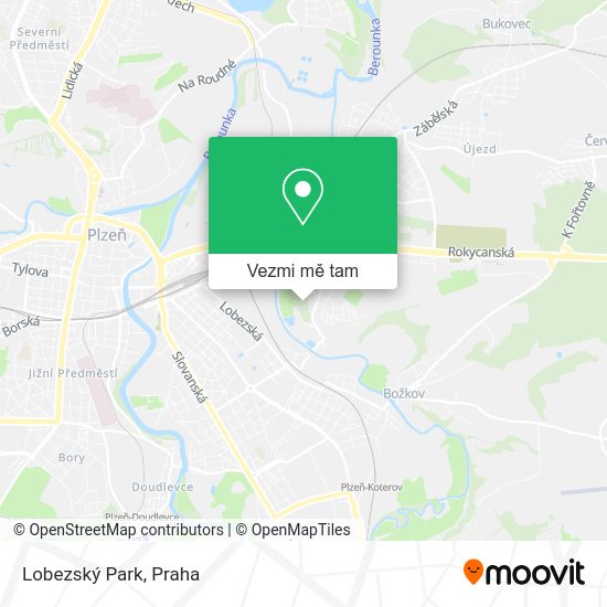 Lobezský Park mapa