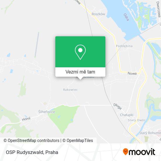 OSP Rudyszwałd mapa