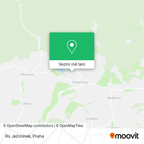 Rs Ječmínek mapa