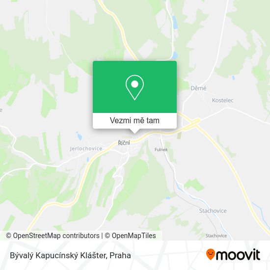 Bývalý Kapucínský Klášter mapa