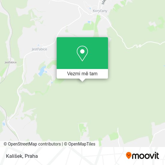 Kalíšek mapa