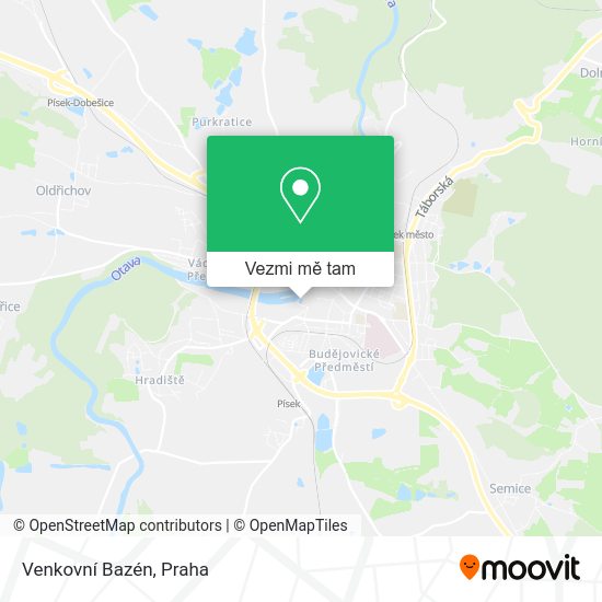 Venkovní Bazén mapa
