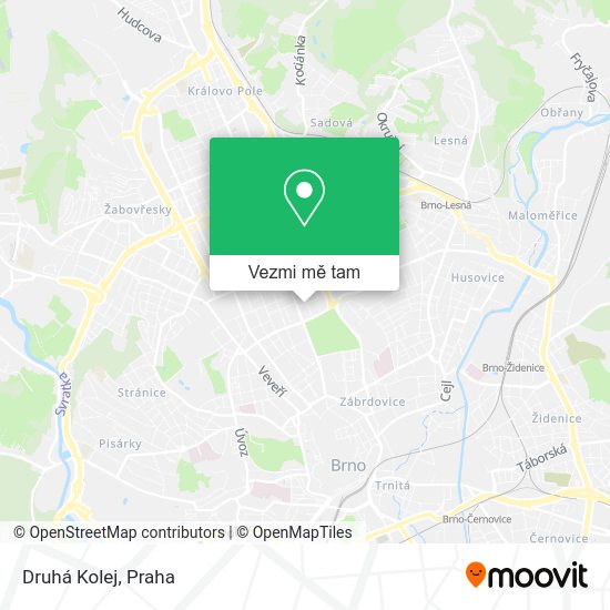 Druhá Kolej mapa