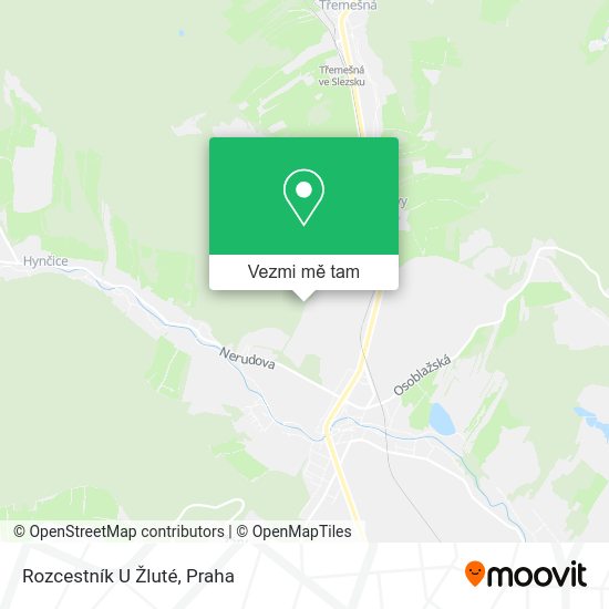 Rozcestník U Žluté mapa