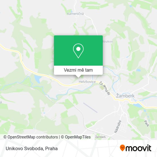 Unikovo Svoboda mapa