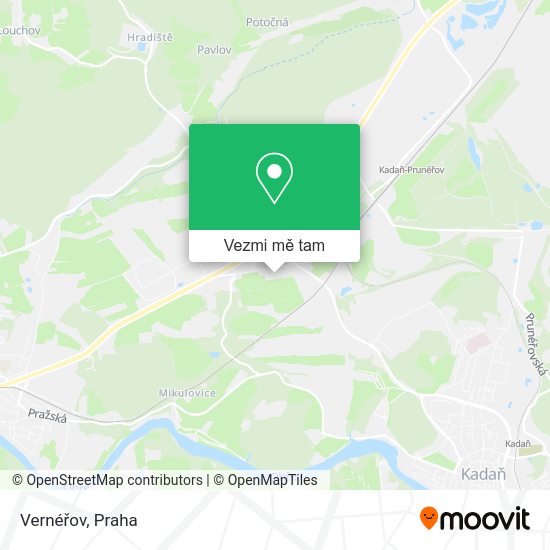 Vernéřov mapa