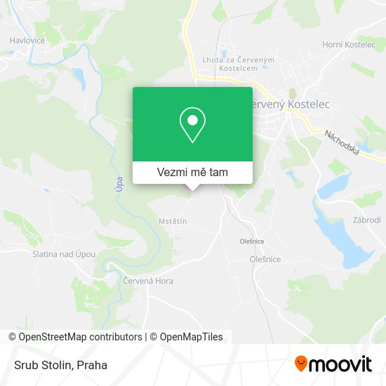 Srub Stolin mapa