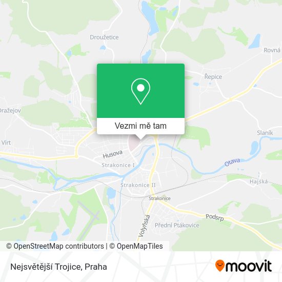 Nejsvětější Trojice mapa